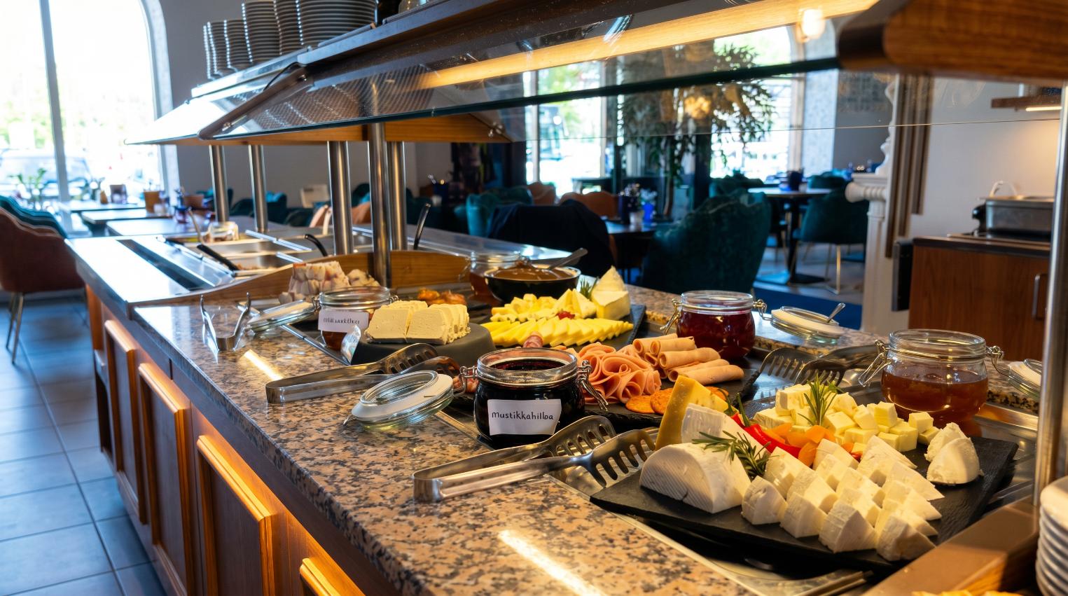 Lounas Tampere keskusta - Välimerellinen Buffet Tampereen sydämessä juuri katettu